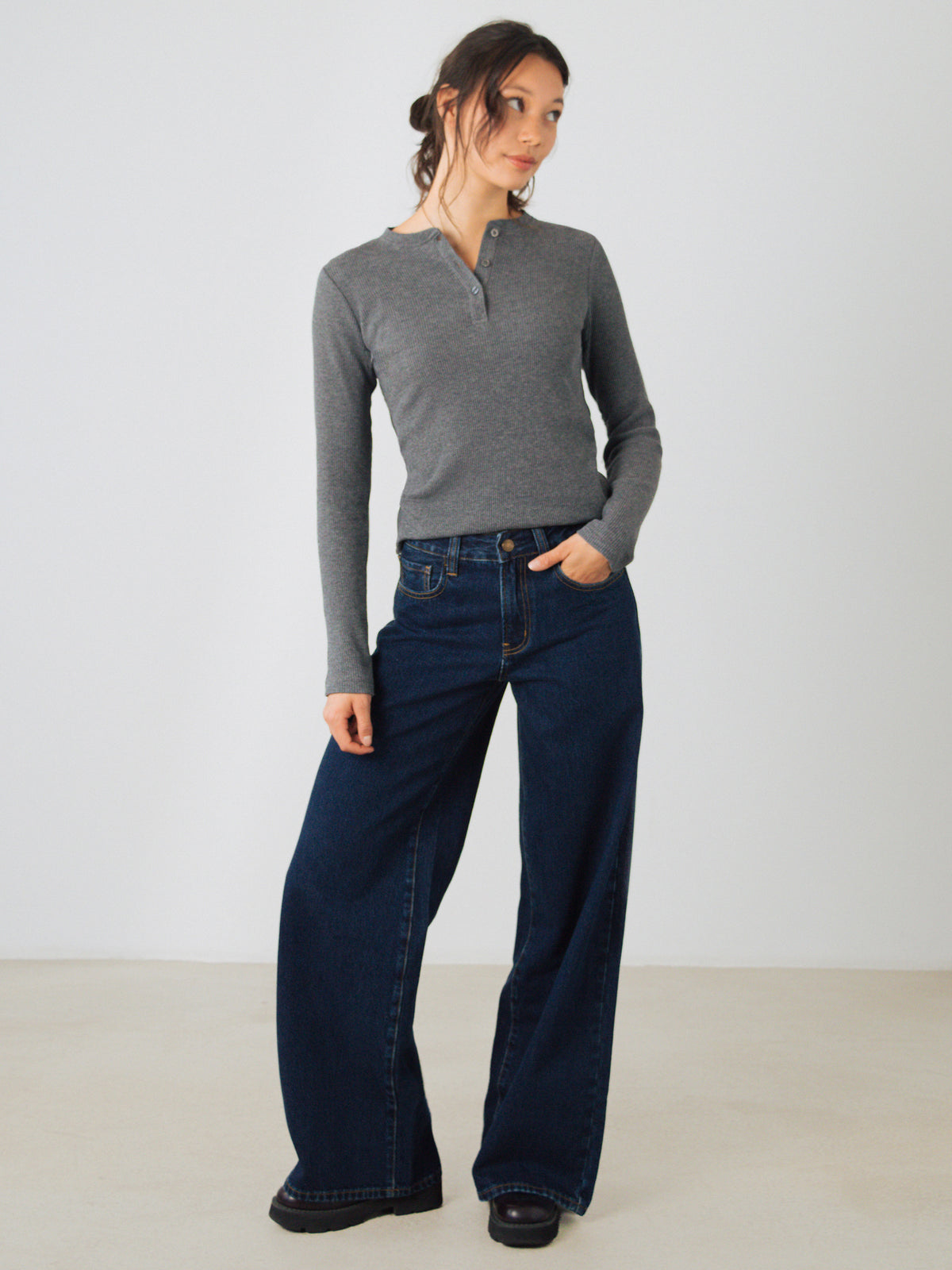 Jeans a zampa larga