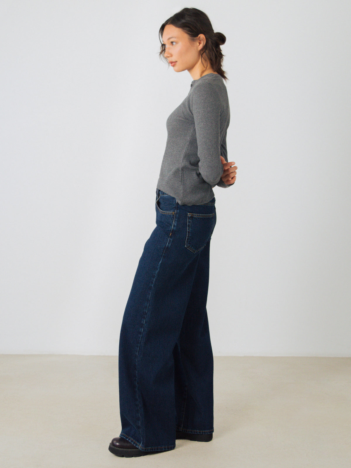 Jeans a zampa larga