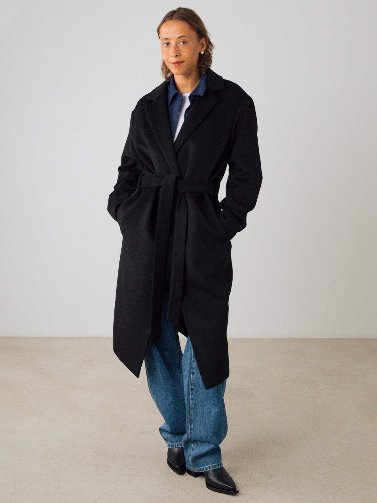 Cappotto in lana riciclata