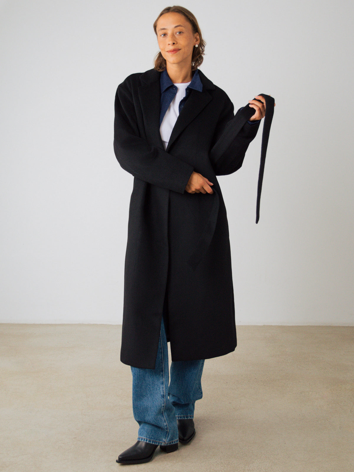 Cappotto in lana riciclata